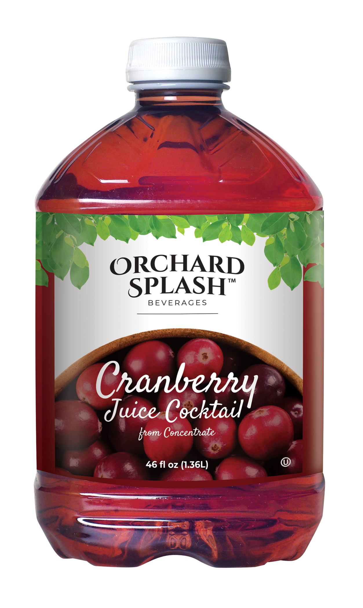 Orchard Splash 46oz PET Bottle RTD Cranberry 27%
